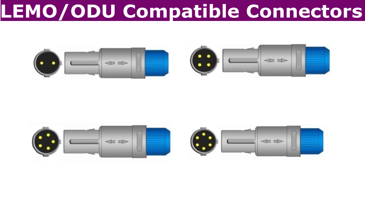 <p><span style="font-weight: bold;">LEMO/ODU Compatible Connectors</span><br></p>