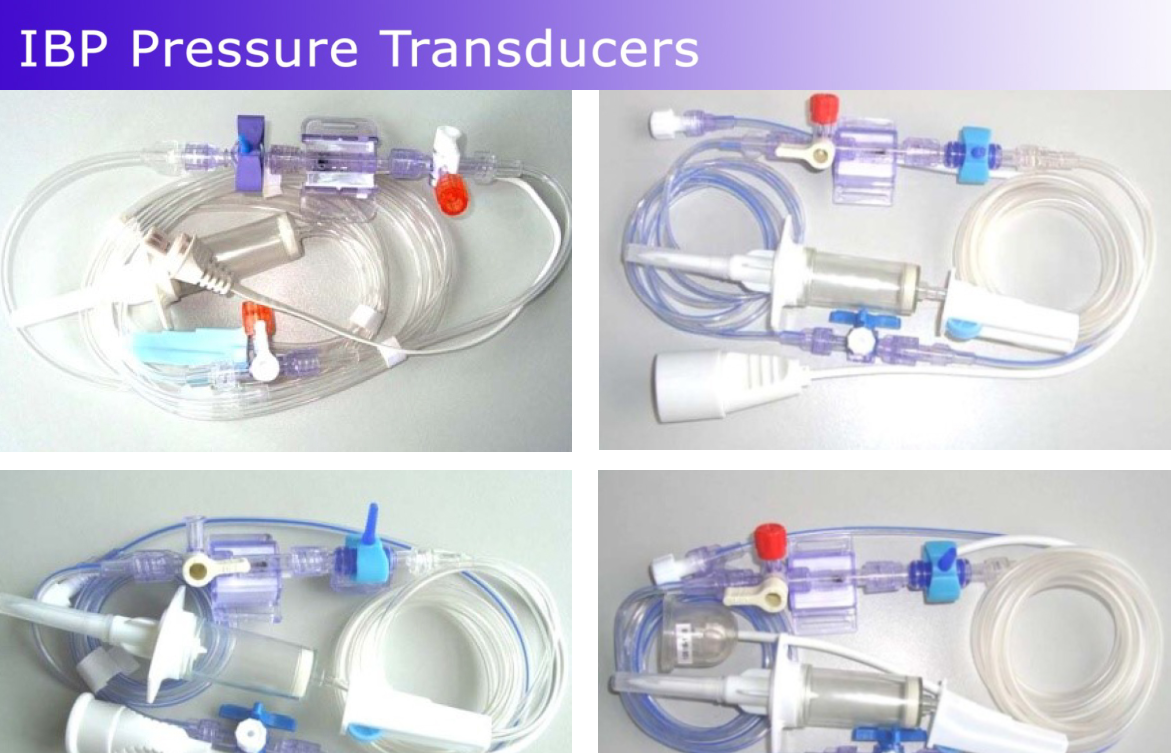 <p><span style="font-weight: bold;">IBP Pressure Transducers</span><br></p>