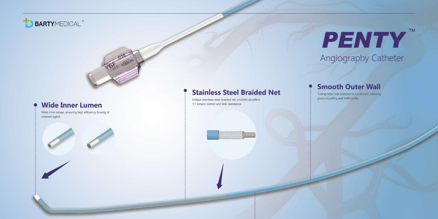 Penty Angiography Catheter Czech Republic medical market medical equipment, tools, components interventional cardiology, radiology, angiology, arrhythmology, electrophysiology and neurophysiology