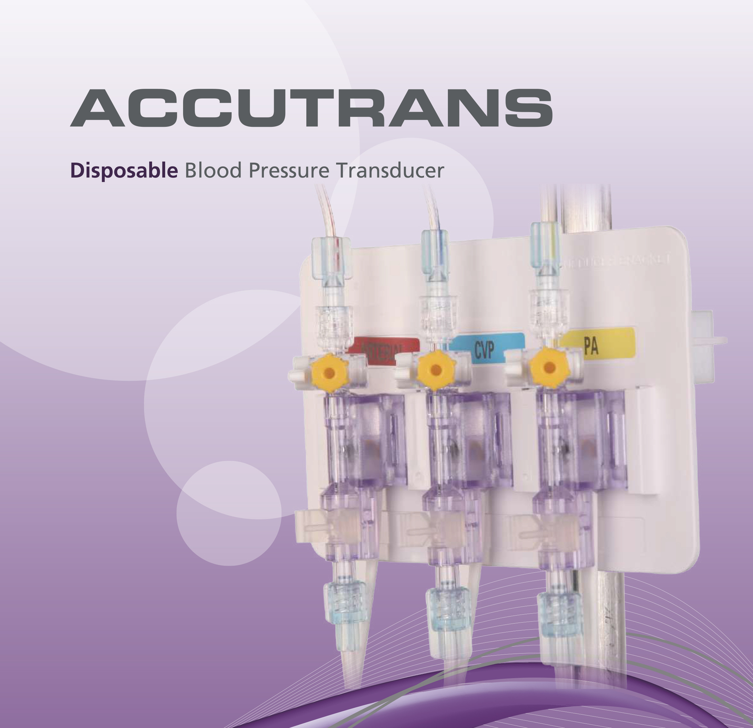 <p><span style="font-weight: bold;">ACCUTRANS blood pressure transducer</span><br></p>