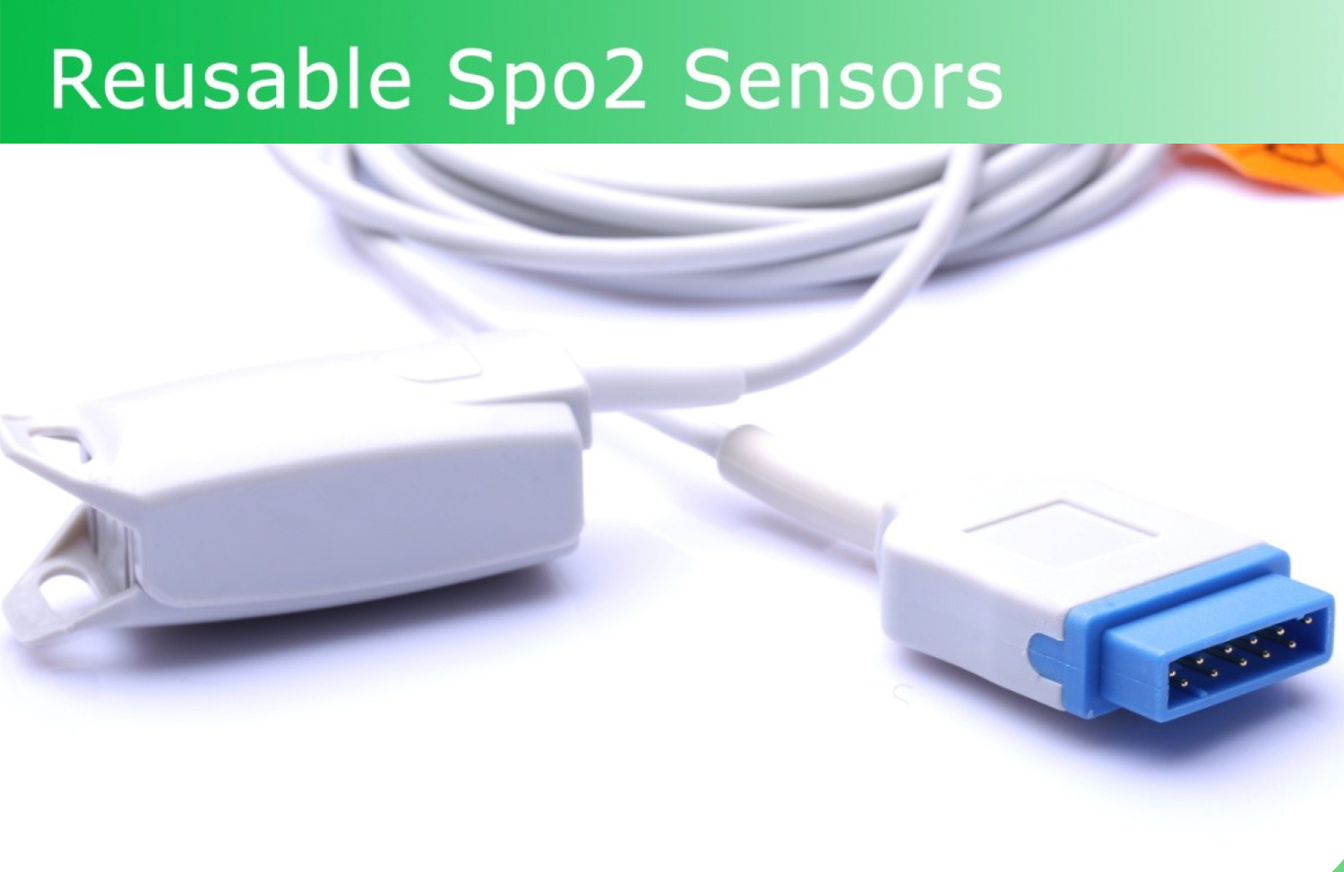 <p><span style="font-weight: bold;">Reusable Spo2 Sensors</span><br></p>
