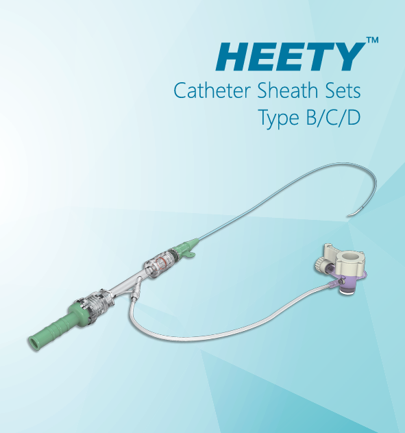 Heety Catheter Sheath Sets Type B/C/D Czech Republic medical market medical equipment, tools, components interventional cardiology, radiology, angiology, arrhythmology, electrophysiology and neurophysiology